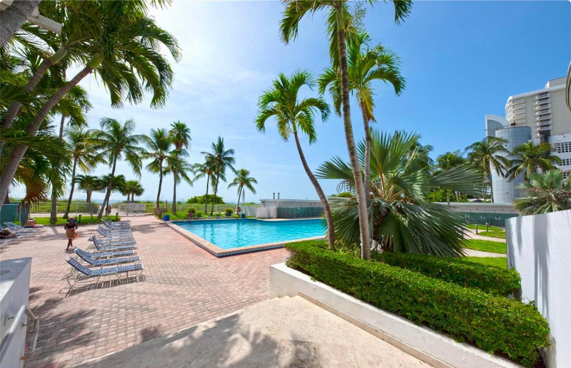 Directly On The Beach With Pool & Parking Apartment Miami Beach Exterior photo